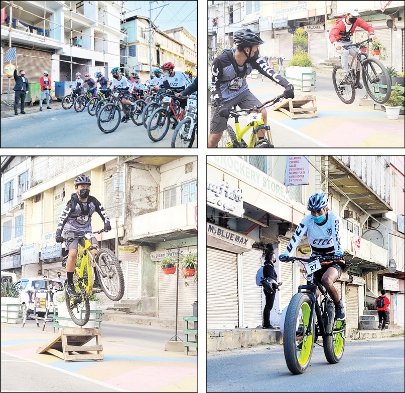 Cyclothon as part of Kohima Street Carnival took place at Old NST, Kohima on October 2. Flagging off the event Angami Youth Organization (AYO) President Kekhrie Pfukha, stressed on the need for cycling for better health, environment, fuel conservation and to create awareness about air pollution. “It is encouraging to witness the enthusiastic participation of cyclists from across the city,” he said and urged all the participants to be agents of change by building and expanding the horizon of our community as “we strive towards another significant milestone.”